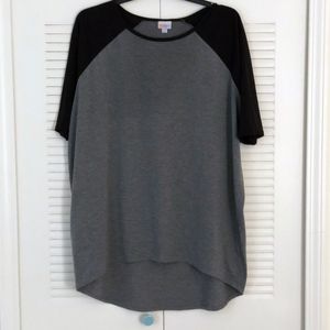 LULAROE - Gray/Black Irma - XL